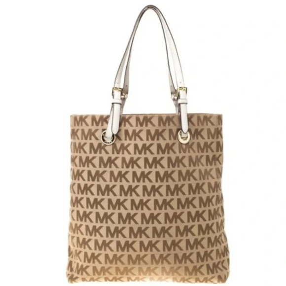 Michael Kors Signature canvas tote bag purse pocketbook - Picture 1 of 4